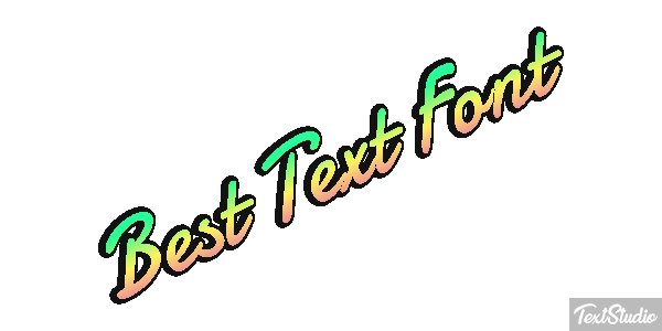 Best Text Font テキスト効果