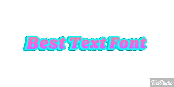 Best Text Font テキスト効果