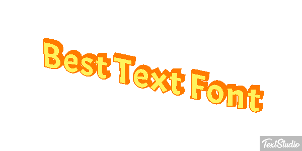 Best Text Font テキスト効果