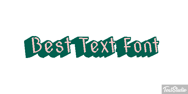 Best Text Font テキスト効果