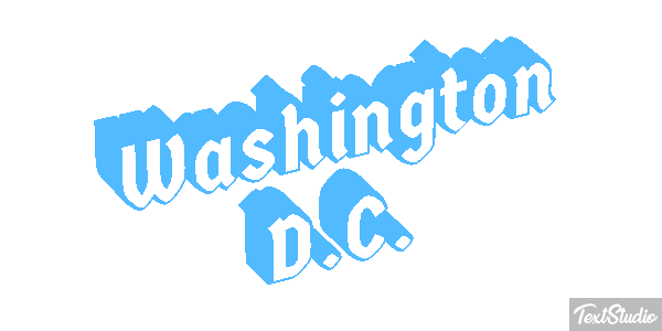 Washington D.C. Efekt tekstowy