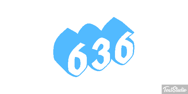 636 Текстовый эффект