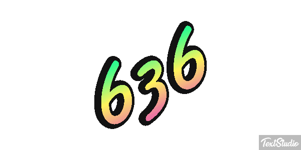 636 Текстовый эффект