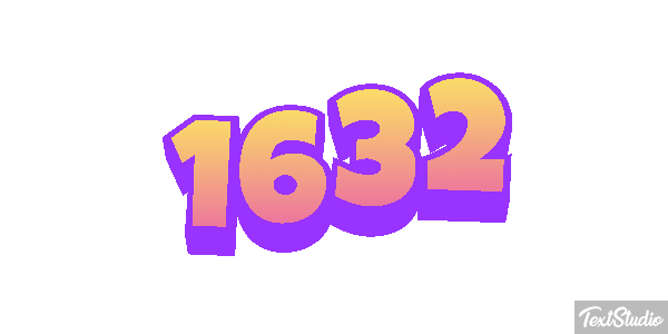 1632 Text effect
