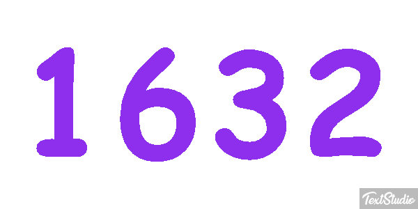 1632 Text effect
