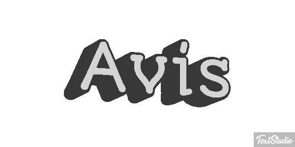 Avis Effetto testo