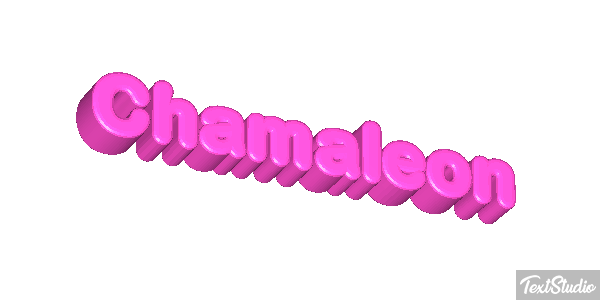 Chamäleon Texteffekt