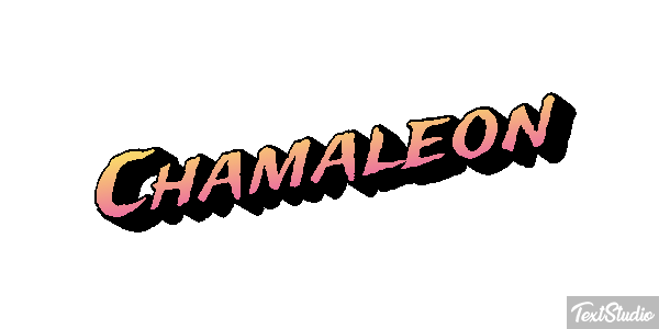 Chamäleon Texteffekt
