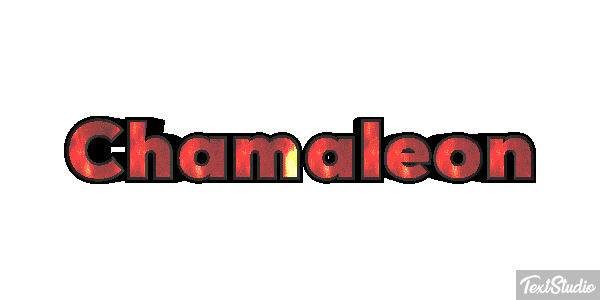 Chamäleon Texteffekt