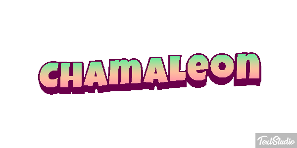 Chamäleon Texteffekt