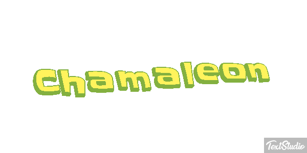 Chamäleon Texteffekt