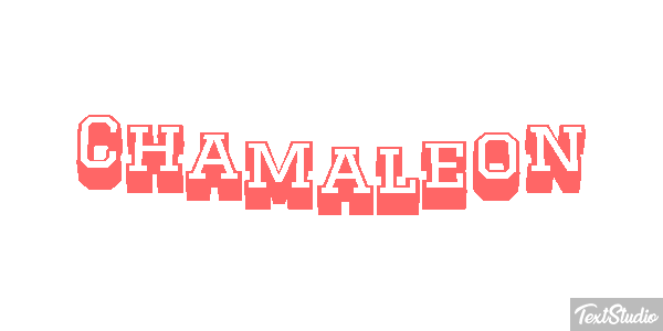 Chamäleon Texteffekt