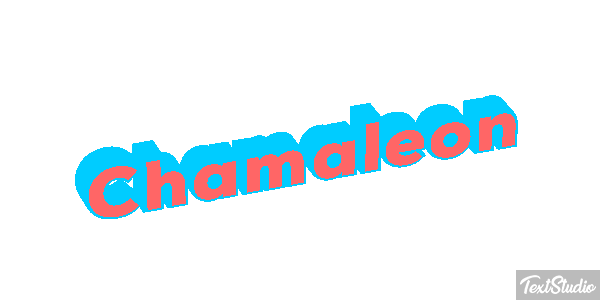 Chamäleon Texteffekt