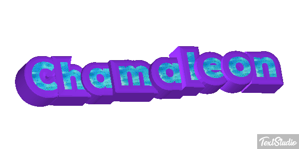 Chamäleon Texteffekt