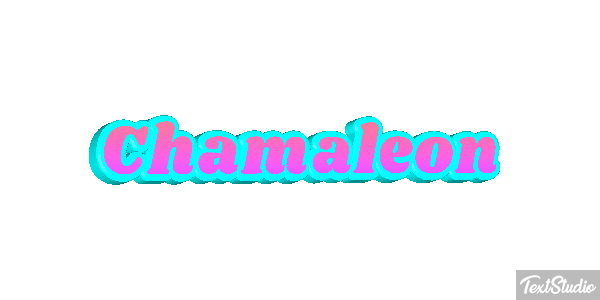 Chamäleon Texteffekt