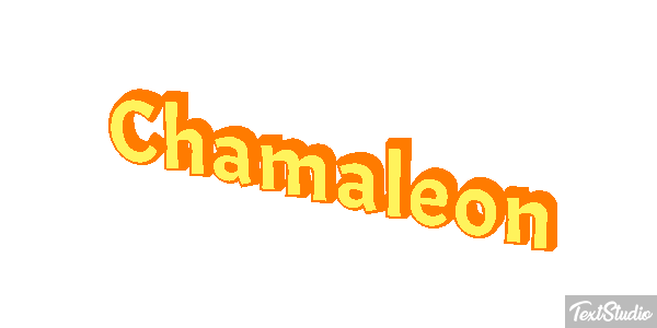 Chamäleon Texteffekt