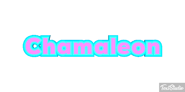 Chamäleon Texteffekt