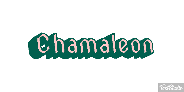 Chamäleon Texteffekt