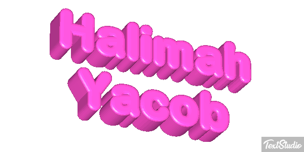 Halimah Yacob Text effect