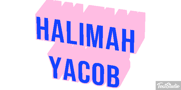 Halimah Yacob Text effect