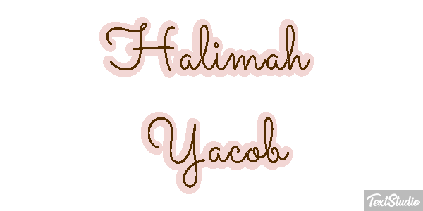 Halimah Yacob Text effect