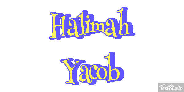 Halimah Yacob Text effect