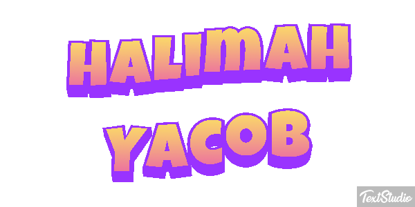 Halimah Yacob Text effect