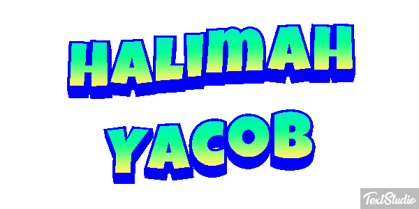 Halimah Yacob Text effect