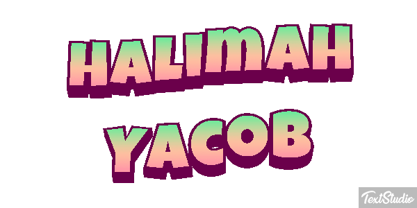Halimah Yacob Text effect