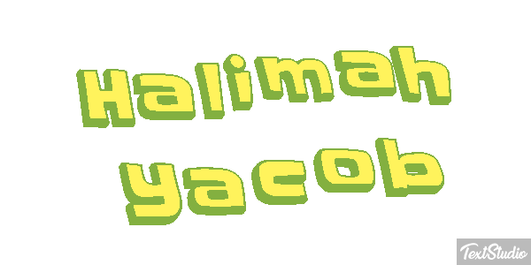 Halimah Yacob Text effect