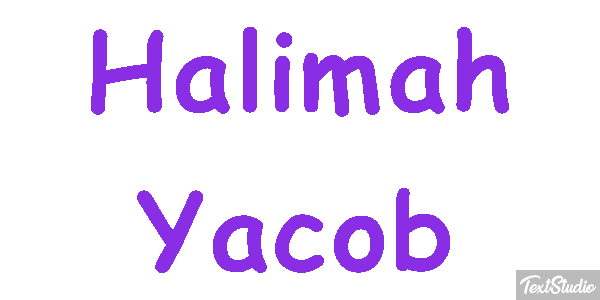 Halimah Yacob Text effect