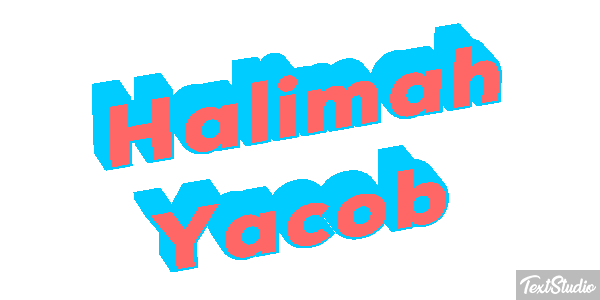Halimah Yacob Text effect