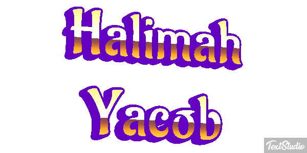 Halimah Yacob Text effect