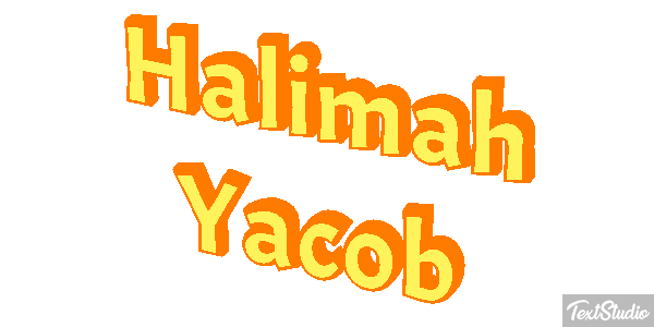 Halimah Yacob Text effect