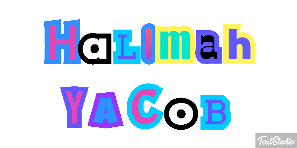 Halimah Yacob Text effect