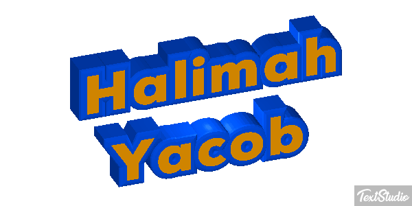 Halimah Yacob Text effect