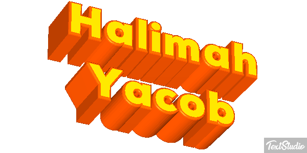 Halimah Yacob Text effect