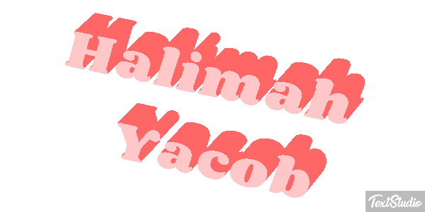 Halimah Yacob Text effect
