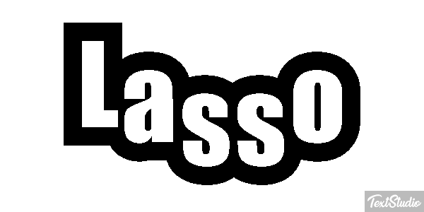 Lasso Effet de texte