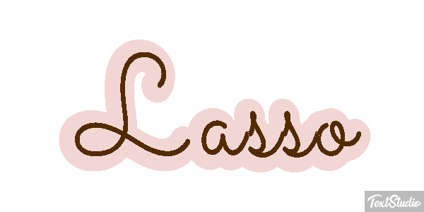 Lasso Effet de texte