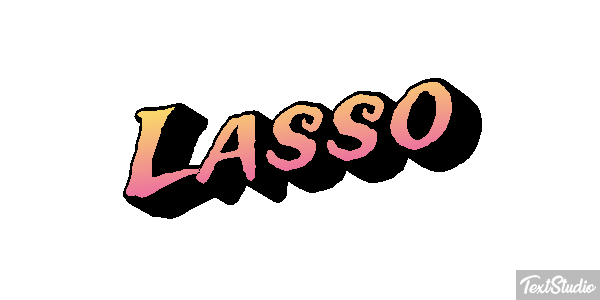 Lasso Effet de texte