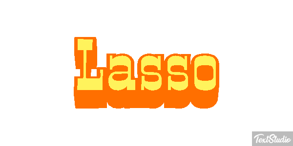 Lasso Effet de texte