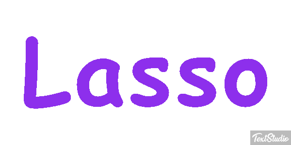 Lasso Effet de texte