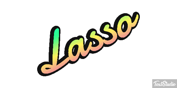 Lasso Effet de texte