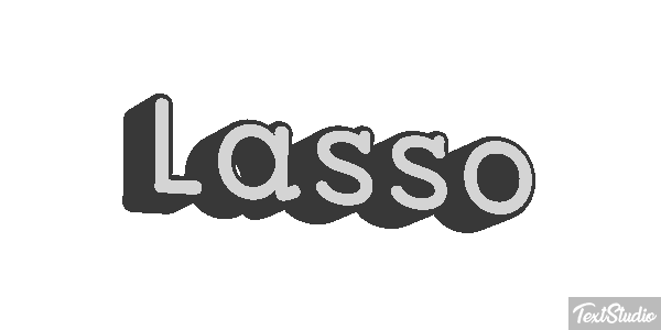 Lasso Effet de texte