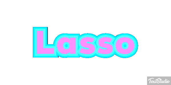 Lasso Effet de texte