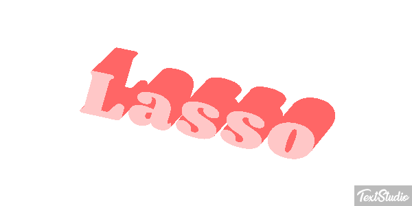 Lasso Effet de texte