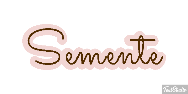 Semente Efeito do texto