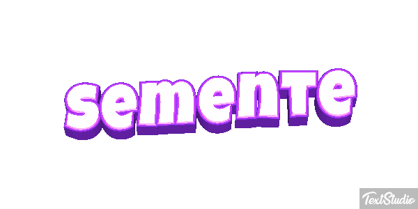 Semente Efeito do texto