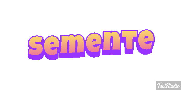 Semente Efeito do texto